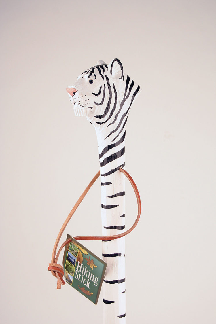 Hiking Stick, White Tiger
